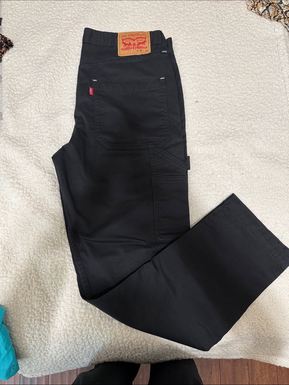 Levi's Black Utility Carpenter Pants